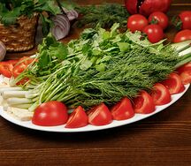 Овощная тарелка