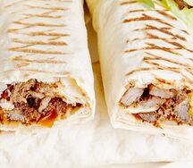 Шашлык куриный в лаваше