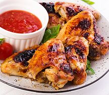 Куриные крылья гриль