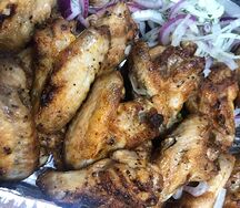 Шашлык куриный из крыльев