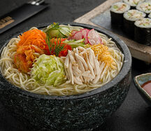 Большая порция кук-су с курицей (Холодный суп)