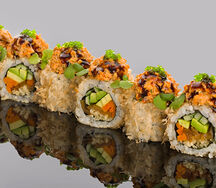 Ролл из тунца с маринованными овощами