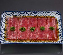 Сашими Тунец Блюфин с соусом Юзу