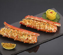 Фаланги камчатского краба с имбирным соусом (2 шт)