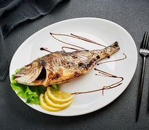 Дорада на мангале