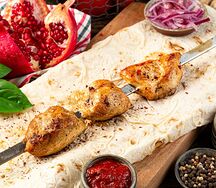 Шашлык из куриной мякоти