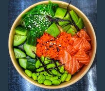 Поке с лососем