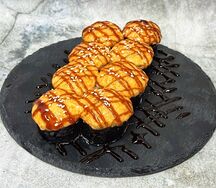 С лососем и угрем