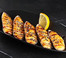 Запечённые мидии в ракушках