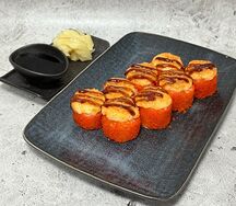 С сурими и креветкой