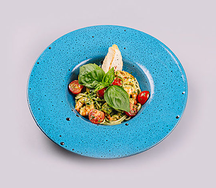 Спагетти с креветками