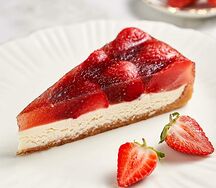 Чизкейк с клубникой