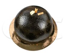 Пирожное-десерт Шоколадная бомба с шоколадом и малиной