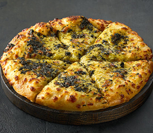 Хачапури по-мегрельски с соусом песто