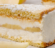 Торт Рикотта с грушей