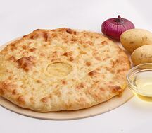 Пирог с картофелем и луком