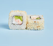 Ролл Калифорния в кунжуте