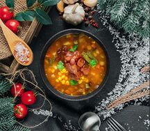 Фасолада с митболами