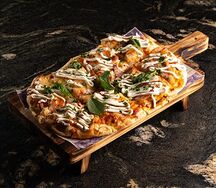 Римская пицца Бекон-маскарпоне