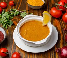 Крем суп чечевичный