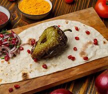 Перец сладкий на углях