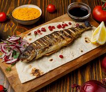 Форель на углях