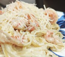 Паста с креветками