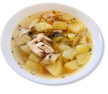 Куриный с клёцками