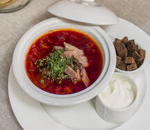 Борщ с говядиной