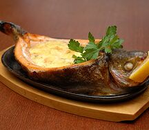 Филе форели по-бисеровски