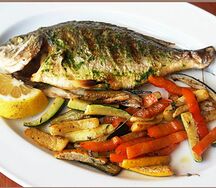 Дорада на гриле