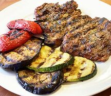 Шейка на гриле