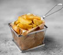 Картофельные дольки по-деревенски