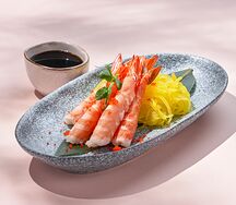 Сашими из тигровой креветки