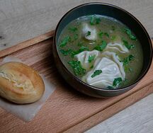 Похмельный суп с мини-хинкали