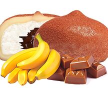 Японский десерт Motiko Банан с шоколадом