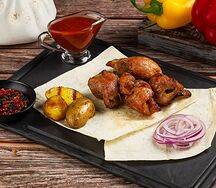 Шашлык из куриного бедра