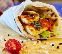Пита с креветками