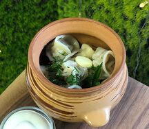 Пельмени Домашние с бульоном