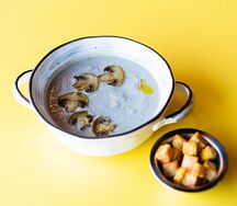 Крем-суп с шампиньонами