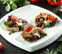Салат с индейкой