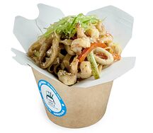 Вок с морепродуктами