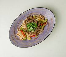 Лапша с говядиной