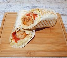 Ролл Цезарь с креветками