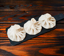 Хинкали с картошкой и грибами