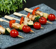 Мини-шашлычки овощные