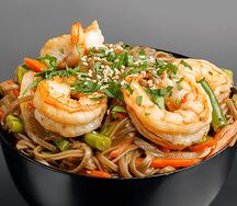 Соба с креветками