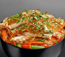 Харусаме с курицей