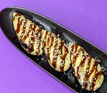 Запеченные мидии под сливочным соусом 3шт