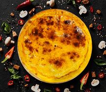 Вьетнамский пирог с курицей и грибами